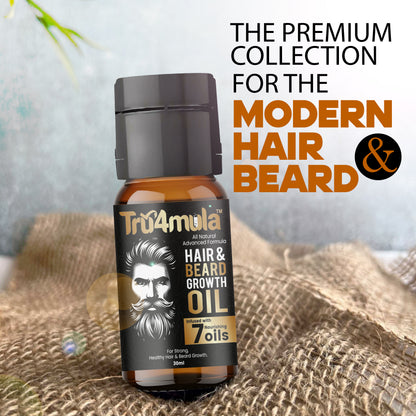 Tru4mula ™ Hair & Beard Growth Oil |
